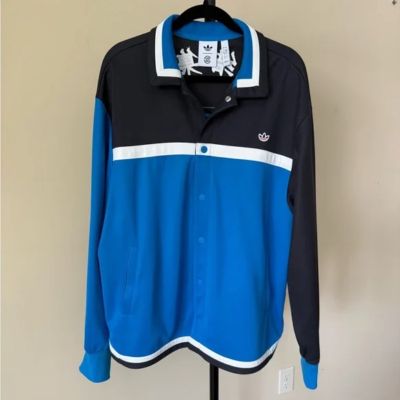 Adidas x Clot by Edison Chen Track Jacket color BrightBlue size Large